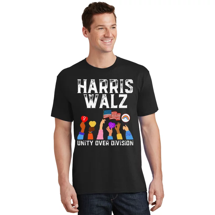 Harriswaltz 2024 Unity Over Division T-Shirt