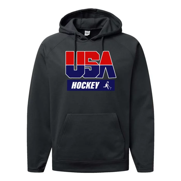 Hockey 2024 Usa Team Performance Fleece Hoodie