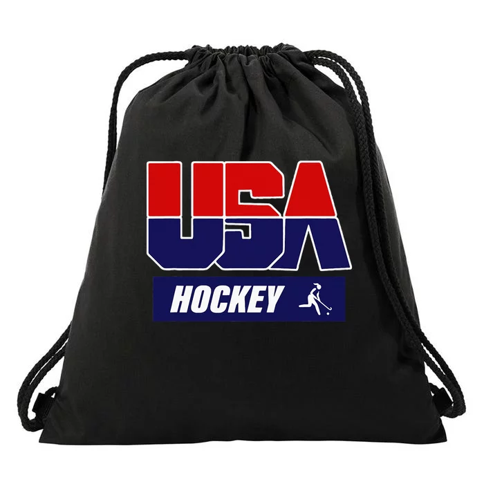 Hockey 2024 Usa Team Drawstring Bag