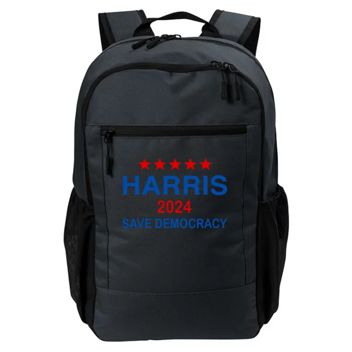 Harris 2024 Vote President Kamala Save Democracy Democratic Funny Gift Daily Commute Backpack