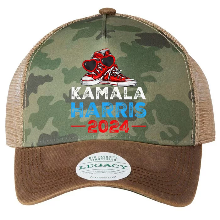 Harris 2024 Vote President Kamala Election Sneakers Legacy Tie Dye Trucker Hat