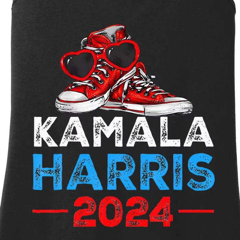 Harris 2024 Vote President Kamala Election Sneakers Ladies Essential Tank