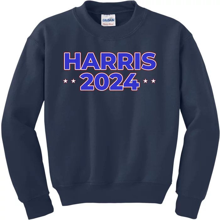 Harris 2024 Vote President Kamala Election Kids Sweatshirt