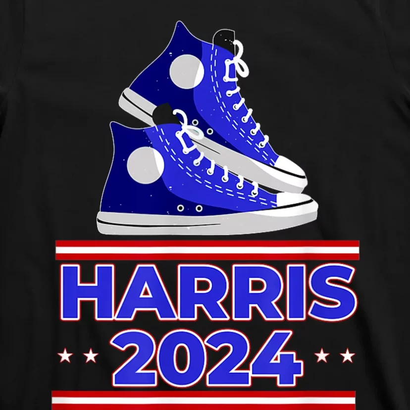 Harris 2024 Vote President Kamala Election Sneakers Meme T-Shirt