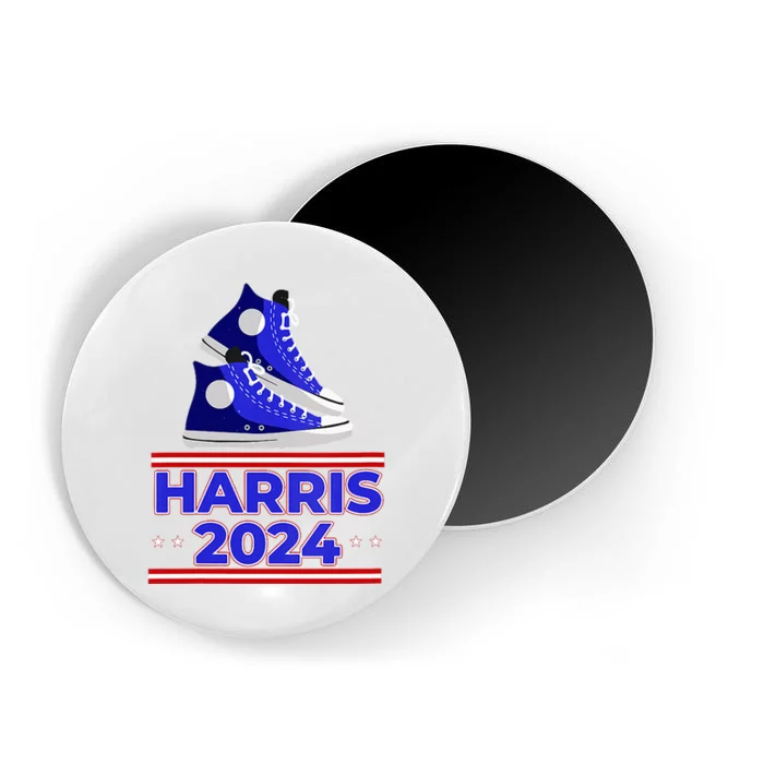 Harris 2024 Vote President Kamala Election Sneakers Meme Magnet