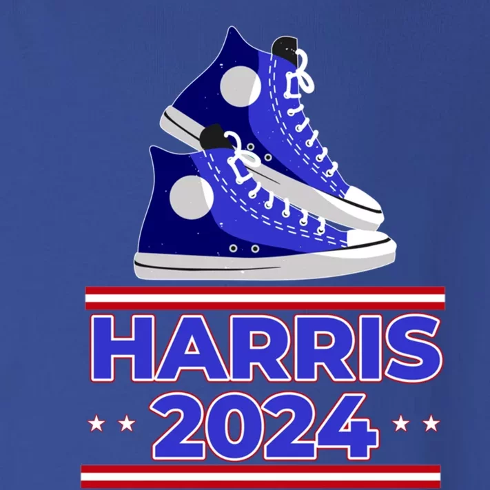 Harris 2024 Vote President Kamala Election Sneakers Meme Gift Toddler Long Sleeve Shirt