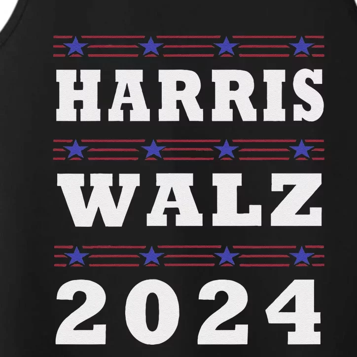 Harris 2024 Voteelect Walz Supporter Campain Election 2024 Performance Tank