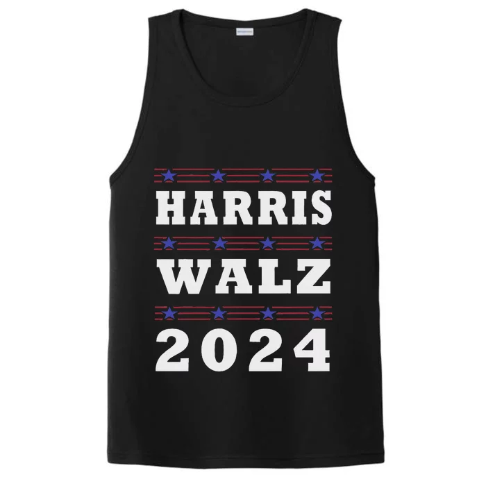 Harris 2024 Voteelect Walz Supporter Campain Election 2024 Performance Tank