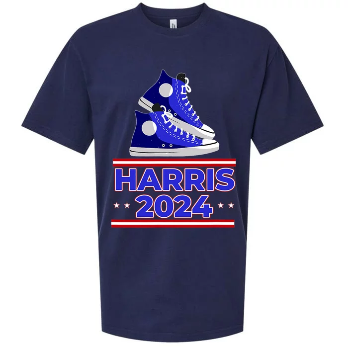 Harris 2024 Vote President Kamala Election Sneakers Meme Sueded Cloud Jersey T-Shirt