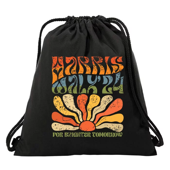 Harrisforward 2024 WeRe Not Going Back Vote For 2024 Drawstring Bag