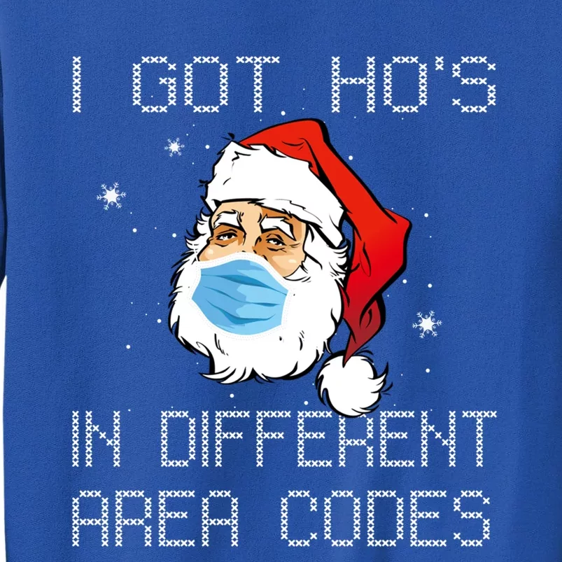 Holiday 365 Christmas I Got Hos In Different Area Codes Gift Tall Sweatshirt