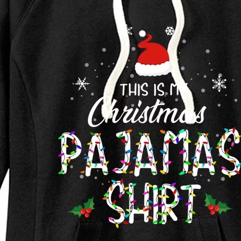 Holiday 365 Christmas This Is My Christmas Pajama Gift Funny Gift Women's Fleece Hoodie