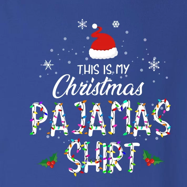 Holiday 365 Christmas This Is My Christmas Pajama Gift Funny Gift Toddler Long Sleeve Shirt