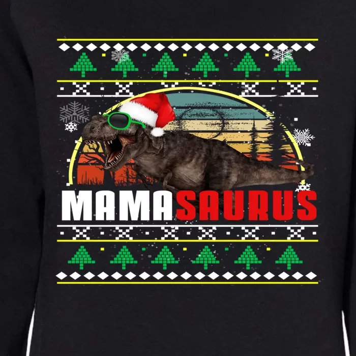 Holiday 365 Christmas Mamasaurus Mom T Rex Dinosaur Ugly Great Gift Womens California Wash Sweatshirt