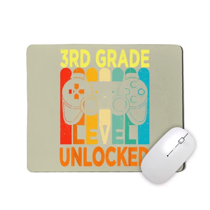 Hello 3rd Grade Level Unlocked Video Game Back To School Mousepad