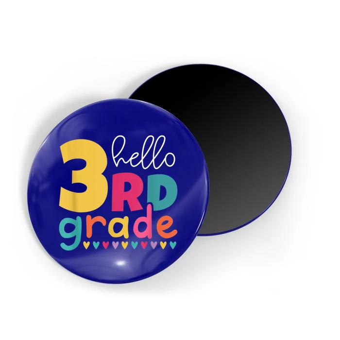 Hello 3Rd Grade First Day Back To School Third Grade Teacher Gift Magnet