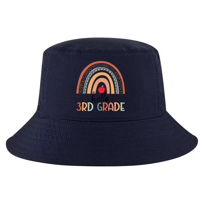 Hello 3Rd Grade Teacher Rainbow Team Third Grade Teacher Funny Gift Cool Comfort Performance Bucket Hat