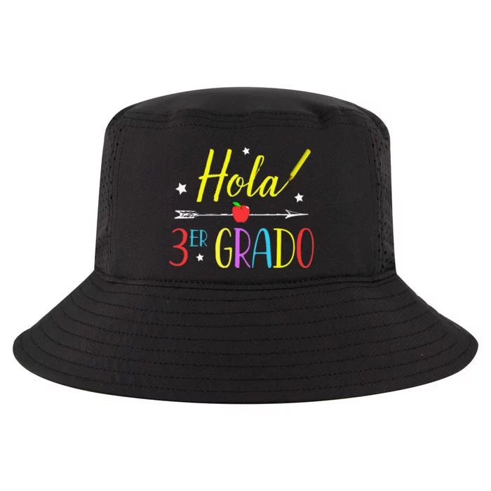 Hello 3rd Grade Spanish Teacher First Day Of School Cool Comfort Performance Bucket Hat