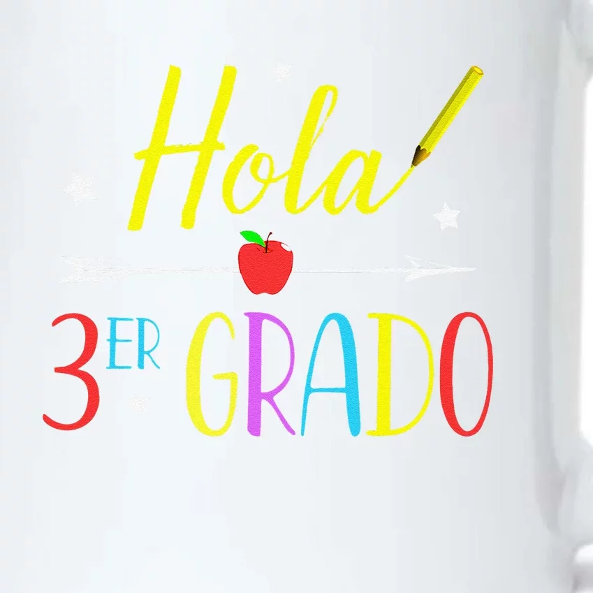 Hello 3rd Grade Spanish Teacher First Day Of School Black Color Changing Mug