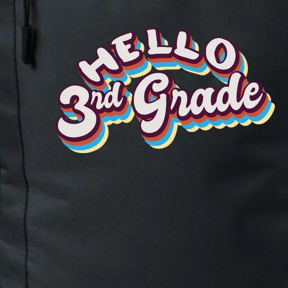 Hello 3rd Grade Colorful Daily Commute Backpack