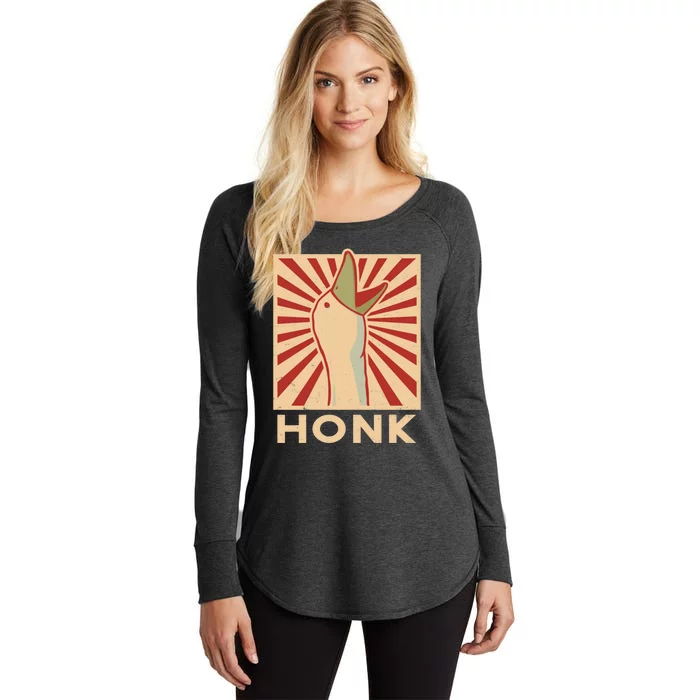 Honk 3 Women's Perfect Tri Tunic Long Sleeve Shirt