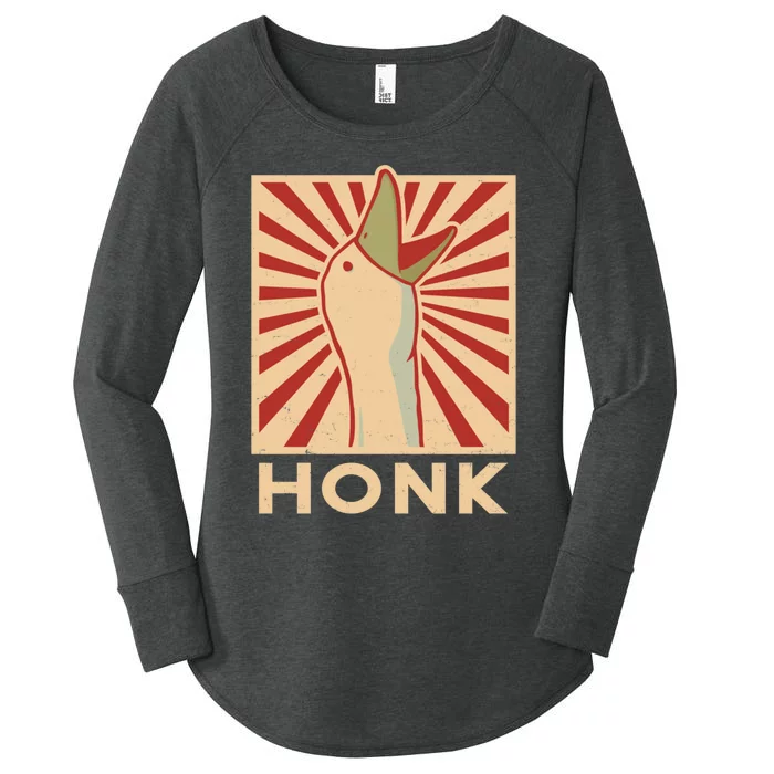 Honk 3 Women's Perfect Tri Tunic Long Sleeve Shirt