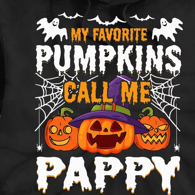 Holiday 365 Halloween My Favorite Pumpkins Call Me Pappy Tie Dye Hoodie