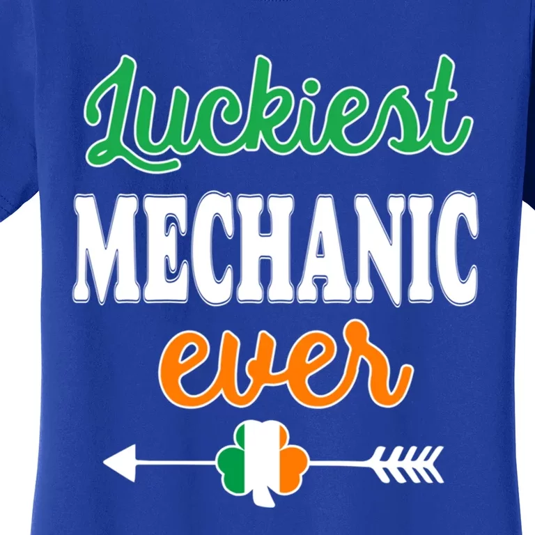 Holiday 365 St Patrick's Day Luckiest Mechanic Ever Gift Women's T-Shirt