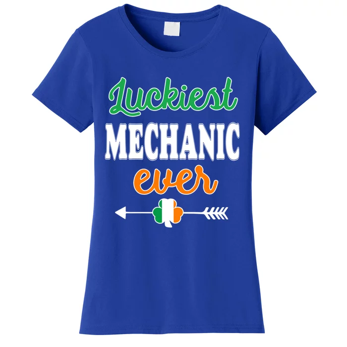 Holiday 365 St Patrick's Day Luckiest Mechanic Ever Gift Women's T-Shirt