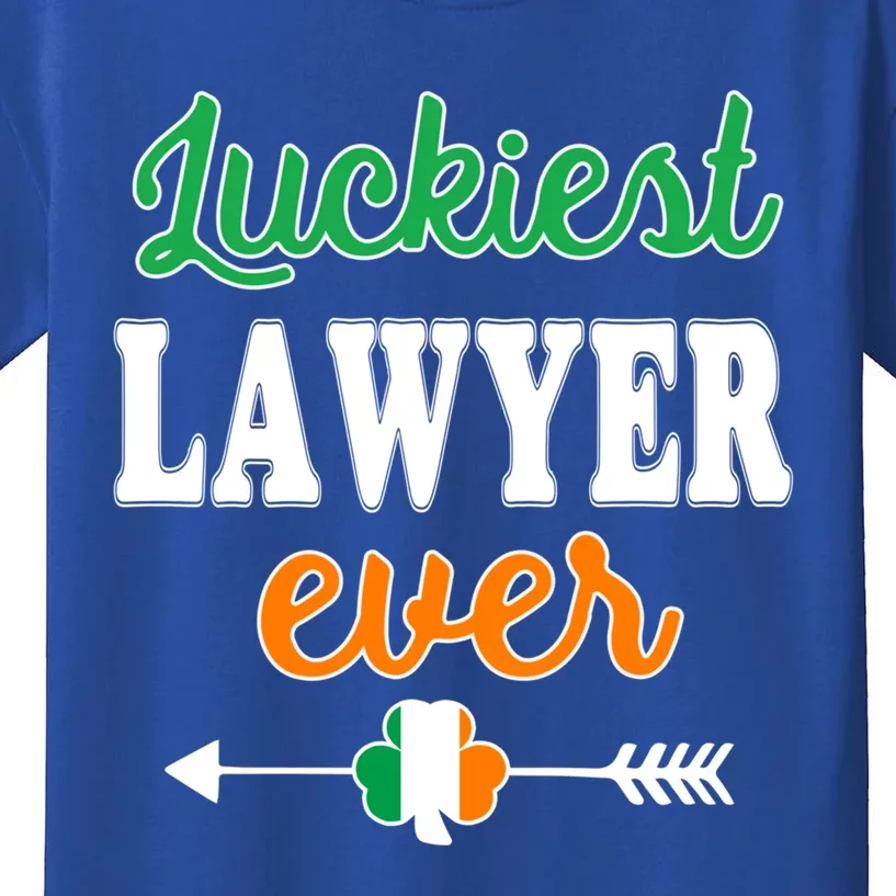 Holiday 365 St Patrick's Day Luckiest Lawyer Ever Gift Kids T-Shirt