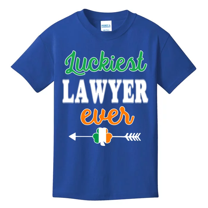 Holiday 365 St Patrick's Day Luckiest Lawyer Ever Gift Kids T-Shirt