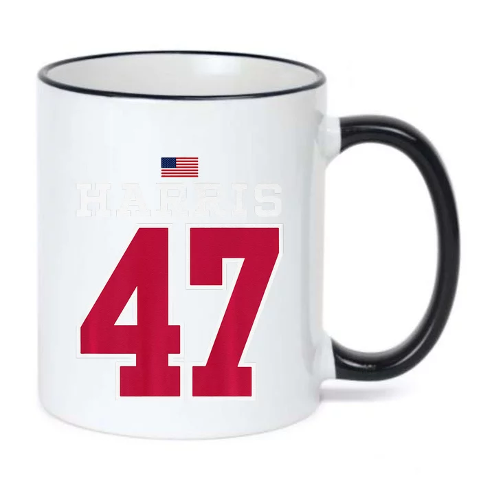 Harris 47 American Football Style Jersey Black Color Changing Mug