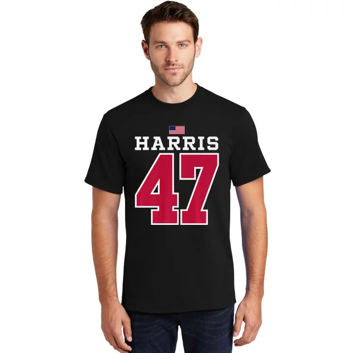 Harris 47 American Football Style Jersey Tall T-Shirt