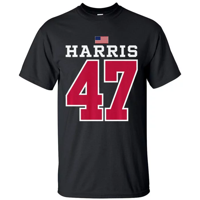 Harris 47 American Football Style Jersey Tall T-Shirt