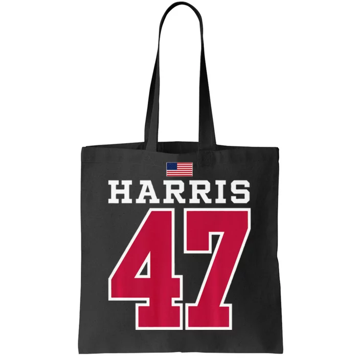 Harris 47 American Football Style Jersey Tote Bag