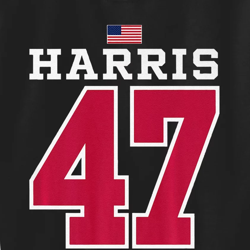 Harris 47 American Football Style Jersey Kids Sweatshirt