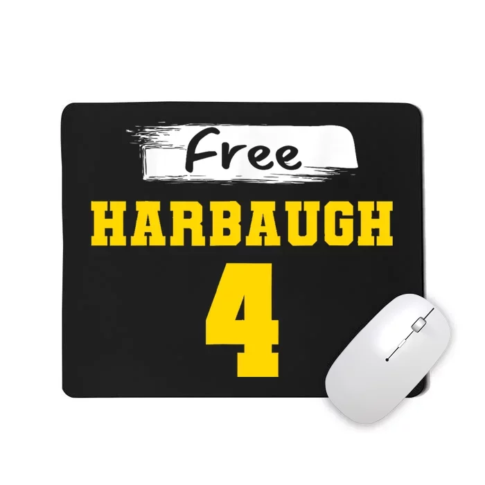 Harbaugh 4 Fall Season Mousepad