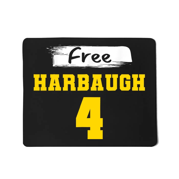 Harbaugh 4 Fall Season Mousepad