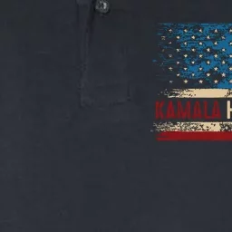 Harris 47 For President Usa American Flag Kamala Harris 2024 Softstyle Adult Sport Polo