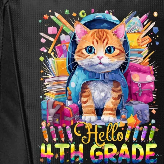 Hello 4th Grade Back To School First Day Fourth Grade Vibes City Backpack