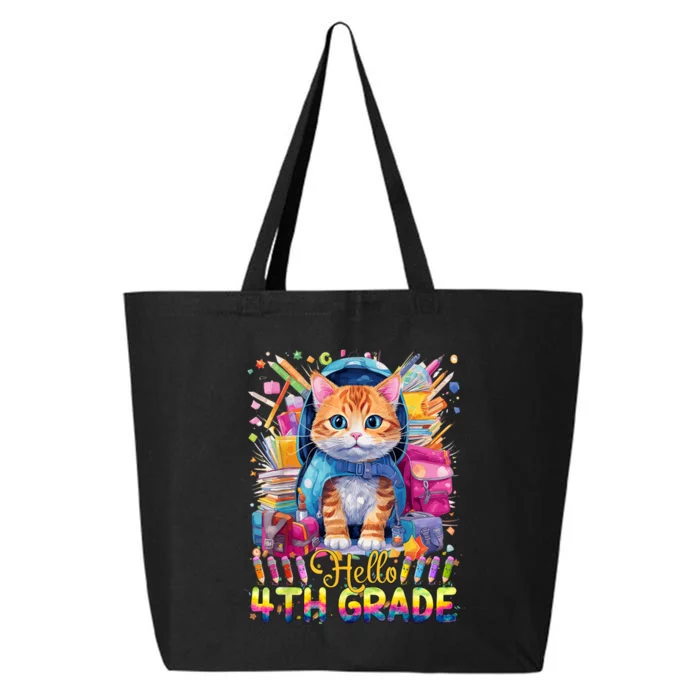 Hello 4th Grade Back To School First Day Fourth Grade Vibes 25L Jumbo Tote