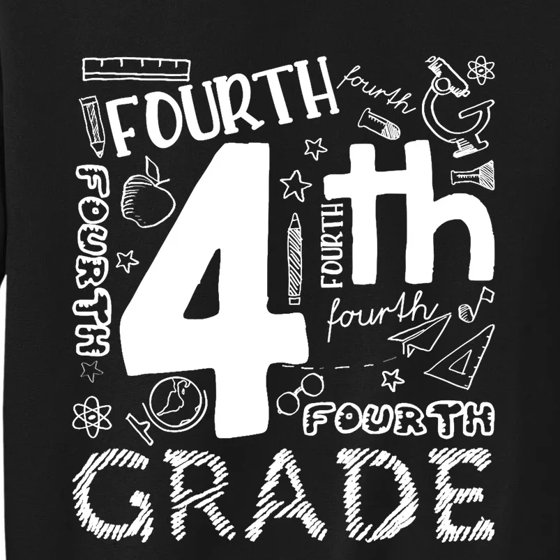 Hello 4th Grade Teacher Boy and Team Fourth Grade Girl Tall Sweatshirt