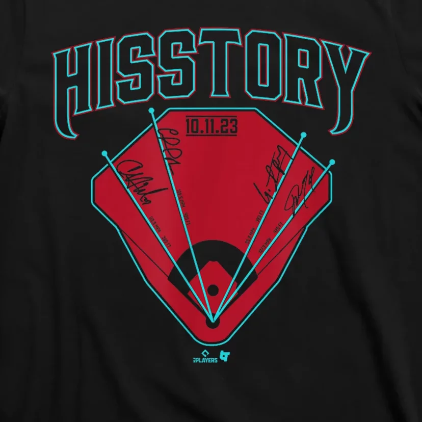 Hisstory 4 Home Runs In 1 Inning Arizona Baseball T-Shirt