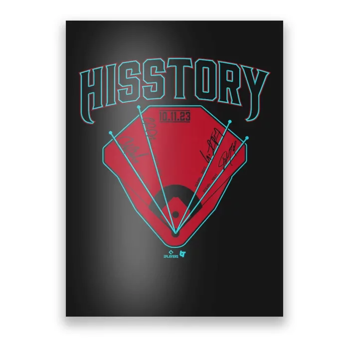 Hisstory 4 Home Runs In 1 Inning Arizona Baseball Poster