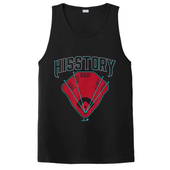 Hisstory 4 Home Runs In 1 Inning Arizona Baseball Performance Tank