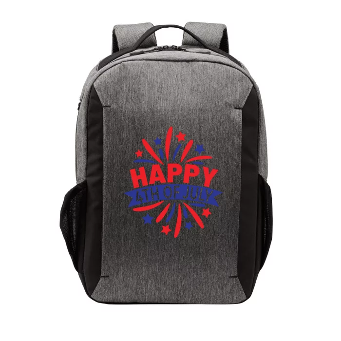 Happy 4th Of July America Celebration Vector Backpack