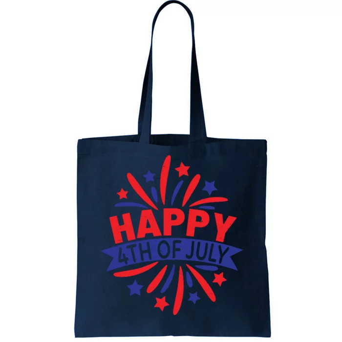 Happy 4th Of July America Celebration Tote Bag