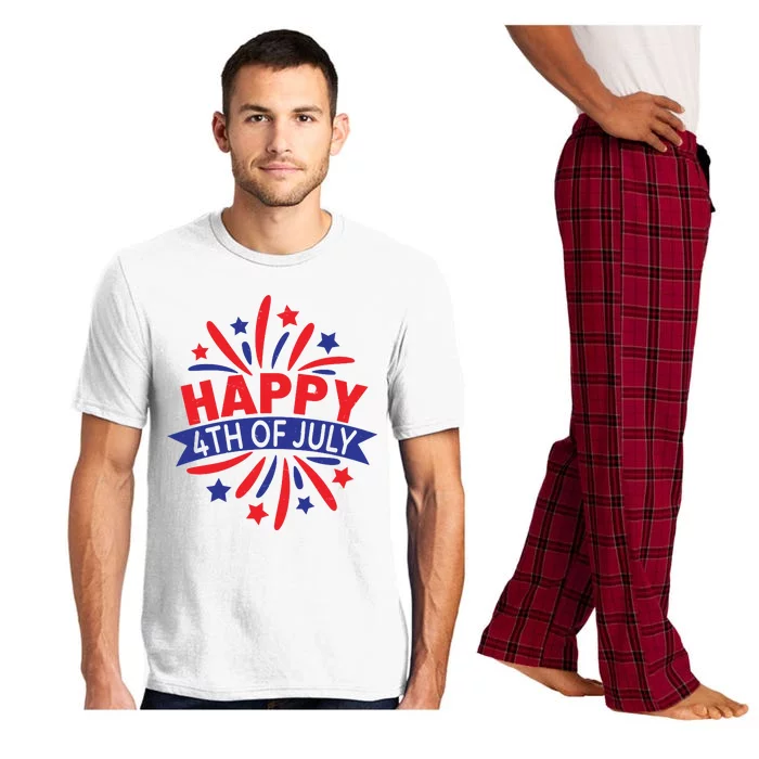 Happy 4th Of July America Celebration Pajama Set