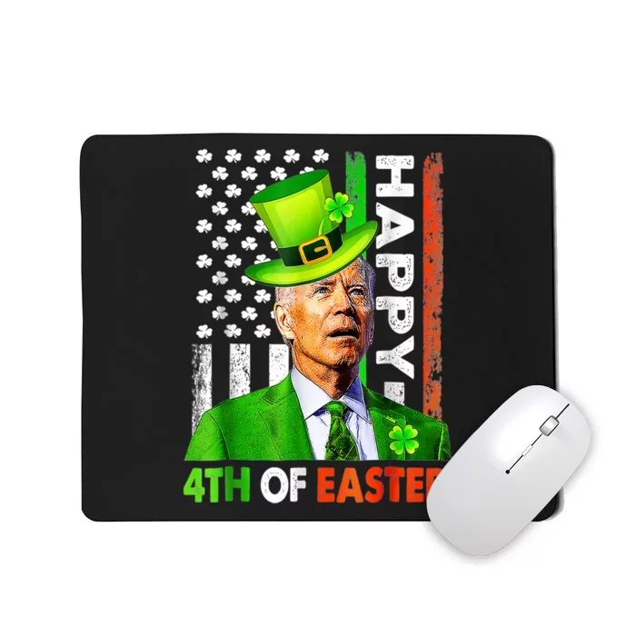 Happy 4th Of Easter Joe Biden St Patricks Day Leprechaun Mousepad