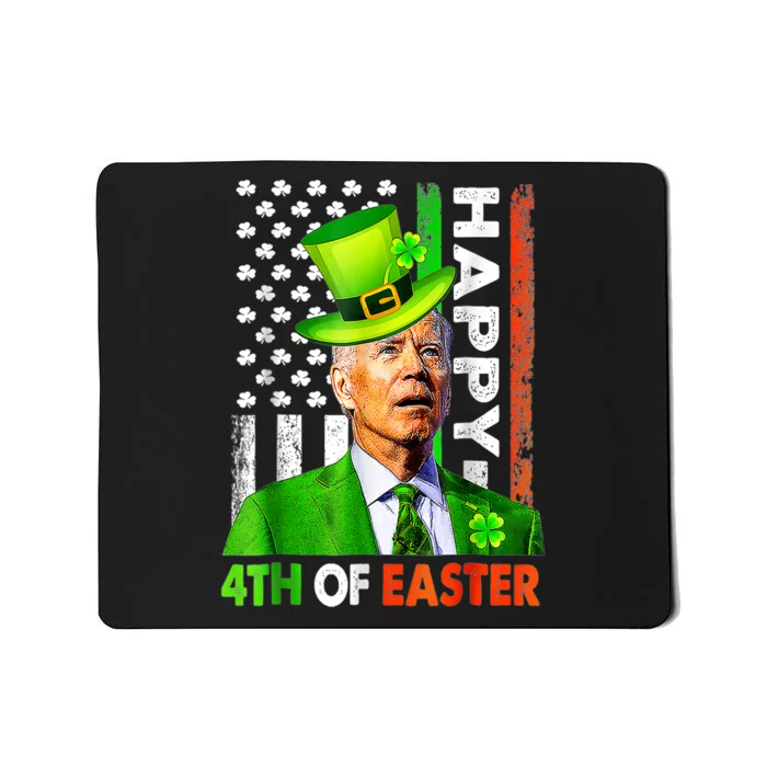 Happy 4th Of Easter Joe Biden St Patricks Day Leprechaun Mousepad